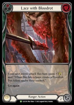 Lace with Bloodrot (Extended Art) [LGS134] (LGS Promos) Rainbow Foil