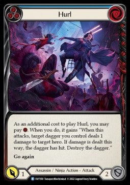 Hurl (Blue) [OUT150] (Outsiders) Rainbow Foil