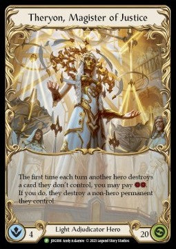 Theryon, Magister of Justice [JDG006] (Judge Promos) Cold Foil