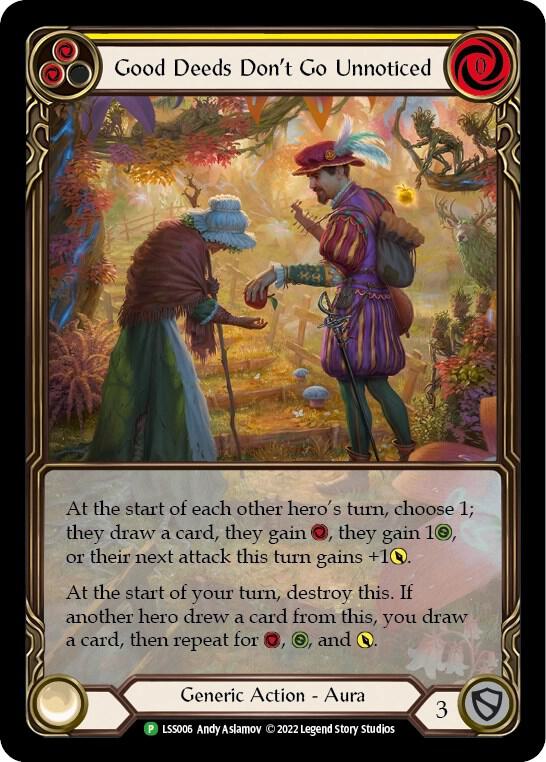 Good Deeds Don't Go Unnoticed (Extended Art) [LSS006] (LSS Promos) Rainbow Foil
