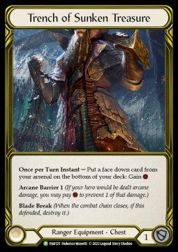 Trench of Sunken Treasure [FAB125] (FAB Promos) Gold Cold Foil