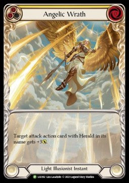 Angelic Wrath (Yellow) (Extended Art) [LGS162] (LGS Promos) Rainbow Foil