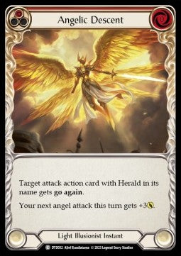 Angelic Descent (Red) [DTD032] (Dusk till Dawn) Rainbow Foil