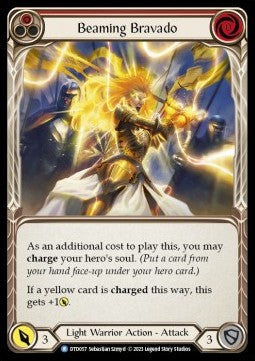 Beaming Bravado (Red) [DTD057] (Dusk till Dawn) Rainbow Foil
