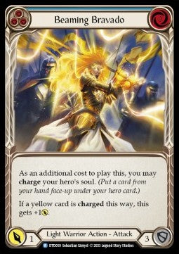 Beaming Bravado (Blue) [DTD059] (Dusk till Dawn) Rainbow Foil
