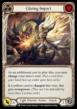 Glaring Impact (Red) [DTD063] (Dusk till Dawn) Rainbow Foil