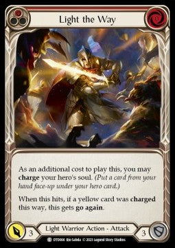 Light the Way (Red) [DTD066] (Dusk till Dawn) Rainbow Foil