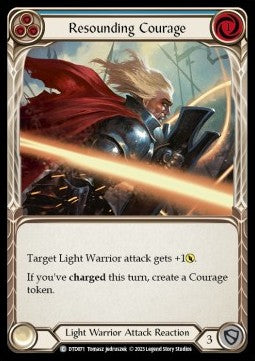 Resounding Courage (Blue) [DTD071] (Dusk till Dawn) Rainbow Foil
