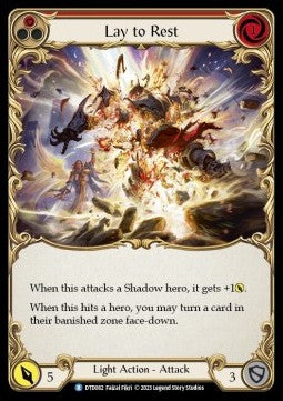 Lay to Rest (Red) [DTD082] (Dusk till Dawn) Rainbow Foil