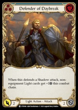 Defender of Daybreak (Blue) [DTD096] (Dusk till Dawn) Regular