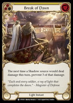 Break of Dawn (Yellow) [DTD101] (Dusk till Dawn) Regular