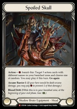 Spoiled Skull [DTD106] (Dusk till Dawn) Cold Foil