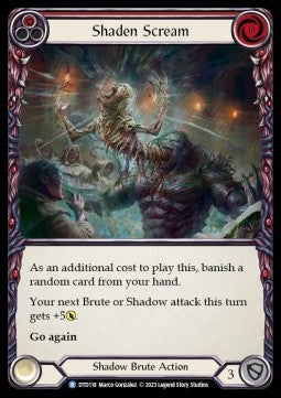 Shaden Scream (Red) [DTD118] (Dusk till Dawn) Rainbow Foil