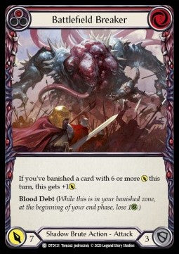 Battlefield Breaker (Red) [DTD121] (Dusk till Dawn) Rainbow Foil