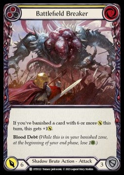 Battlefield Breaker (Yellow) [DTD122] (Dusk till Dawn) Rainbow Foil
