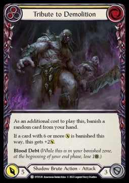 Tribute to Demolition (Yellow) [DTD128] (Dusk till Dawn) Rainbow Foil