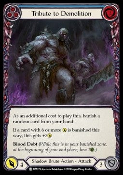Tribute to Demolition (Blue) [DTD129] (Dusk till Dawn) Rainbow Foil