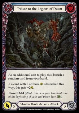 Tribute to the Legions of Doom (Blue) [DTD132] (Dusk till Dawn) Rainbow Foil