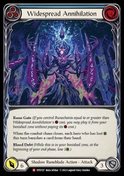 Widespread Annihilation [DTD137] (Dusk till Dawn) Rainbow Foil