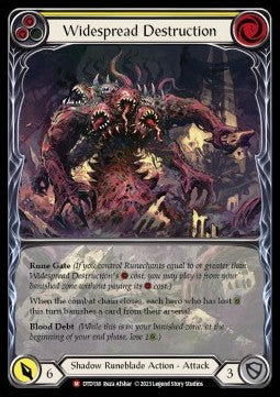 Widespread Destruction (Extended Art) [DTD138] (Dusk till Dawn) Rainbow Foil