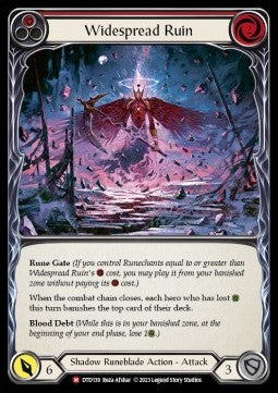 Widespread Ruin [DTD139] (Dusk till Dawn) Rainbow Foil