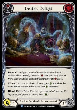 Deathly Delight (Red) [DTD143] (Dusk till Dawn) Rainbow Foil