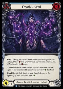 Deathly Wail (Blue) [DTD148] (Dusk till Dawn) Rainbow Foil