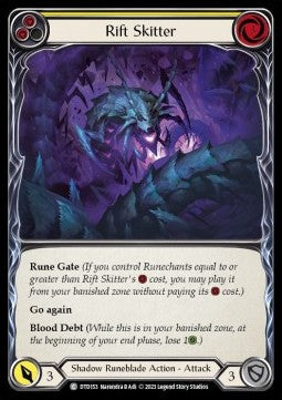 Rift Skitter (Yellow) [DTD153] (Dusk till Dawn) Rainbow Foil