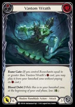 Vantom Wraith (Red) [DTD158] (Dusk till Dawn) Rainbow Foil