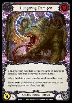 Hungering Demigon (Red) [DTD172] (Dusk till Dawn) Rainbow Foil