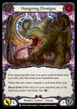 Hungering Demigon (Blue) [DTD174] (Dusk till Dawn) Regular