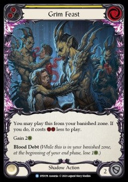 Grim Feast (Yellow) [DTD176] (Dusk till Dawn) Rainbow Foil