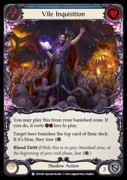Vile Inquisition (Blue) [DTD180] (Dusk till Dawn) Rainbow Foil