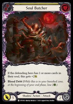 Soul Butcher (Yellow) [DTD182] (Dusk till Dawn) Rainbow Foil