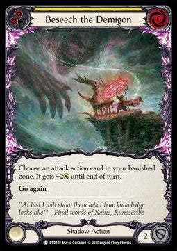 Beseech the Demigon (Yellow) [DTD188] (Dusk till Dawn) Regular