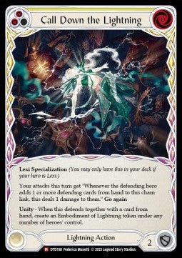 Call Down the Lightning [DTD198] (Dusk till Dawn) Rainbow Foil