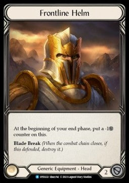 Frontline Helm [DTD222] (Dusk till Dawn) Cold Foil