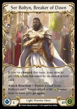 Ser Boltyn, Breaker of Dawn [DTD044] (Dusk till Dawn) Regular