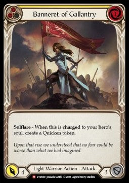 Banneret of Gallantry [DTD049] (Dusk till Dawn) Rainbow Foil