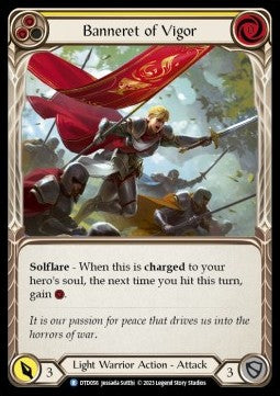 Banneret of Vigor [DTD056] (Dusk till Dawn) Rainbow Foil