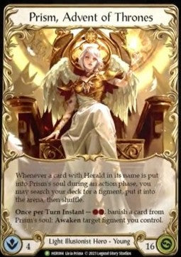 Prism, Advent of Thrones [HER084] (Hero Promos) Cold Foil
