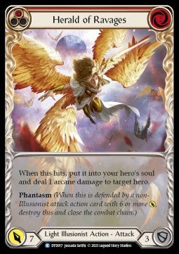 Herald of Ravages (Red) (Extended Art) [DTD017] (Dusk till Dawn) Regular