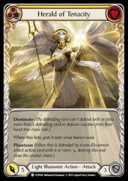 Herald of Tenacity (Yellow) (Extended Art) [DTD024] (Dusk till Dawn) Regular