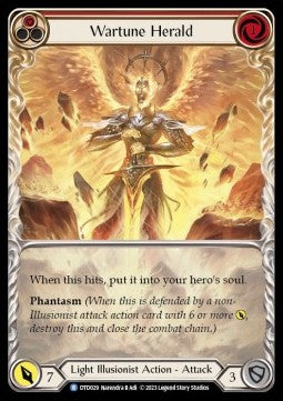 Wartune Herald (Red) (Extended Art) [DTD029] (Dusk till Dawn) Regular