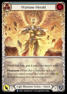 Wartune Herald (Blue) (Extended Art) [DTD031] (Dusk till Dawn) Regular