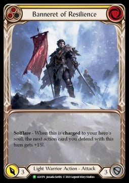 Banneret of Resilience (Extended Art) [LGS179] (LGS Promos) Rainbow Foil