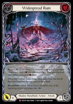 Widespread Ruin (Extended Art) [DTD139] (Dusk till Dawn) Rainbow Foil
