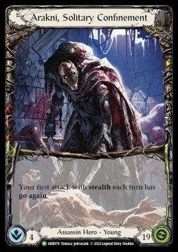 Arakni, Solitary Confinement [HER079] (Hero Promos) Cold Foil