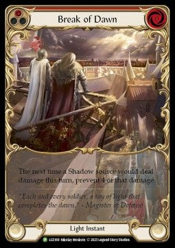 Break of Dawn (Red) (Extended Art) [LGS169] (LGS Promos) Rainbow Foil