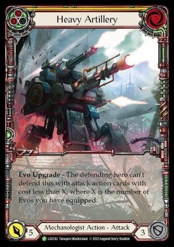 Heavy Artillery (Yellow) (Extended Art) [LGS192] (LGS Promos) Rainbow Foil